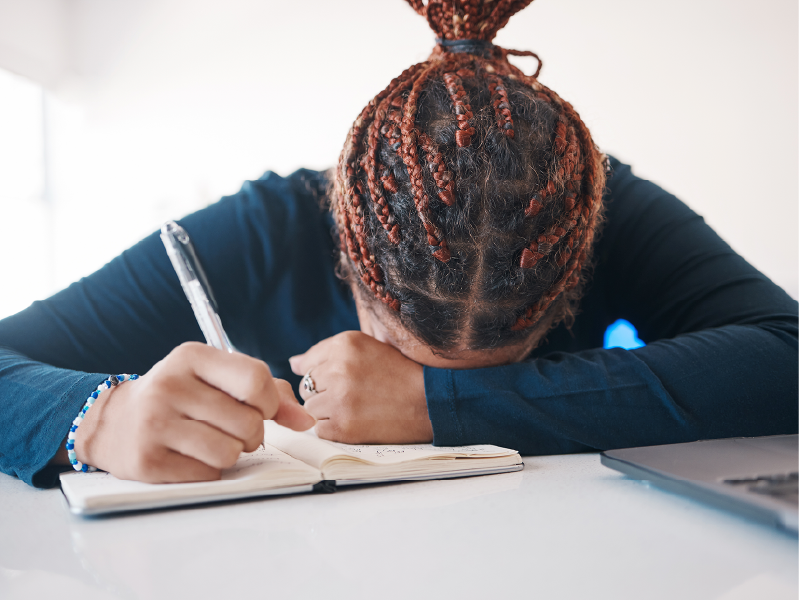 Sobre la inhibición para escribir