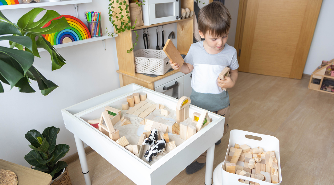 La caja de juegos en el tratamiento con niños